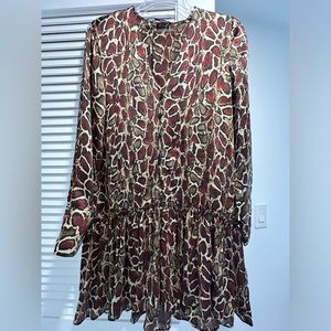 Zara printed dress size M